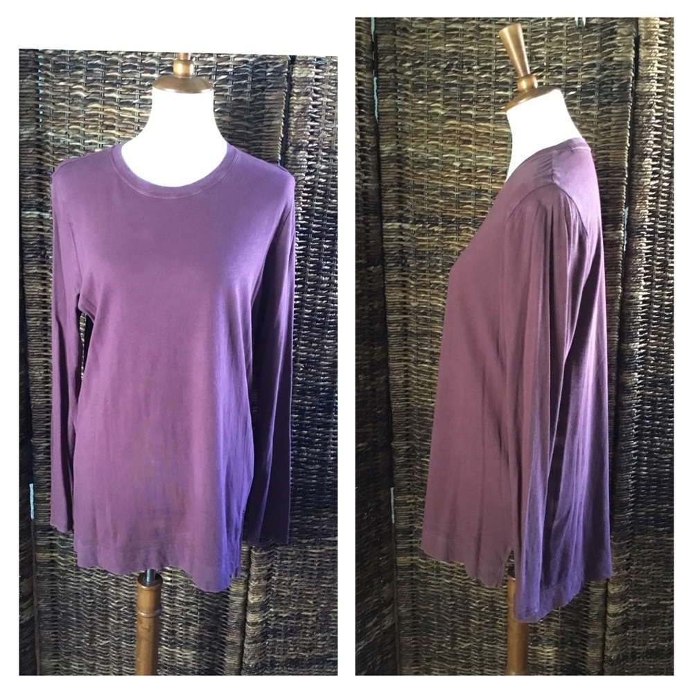 ATHLETA LONG SLEEVE SLIP TOP